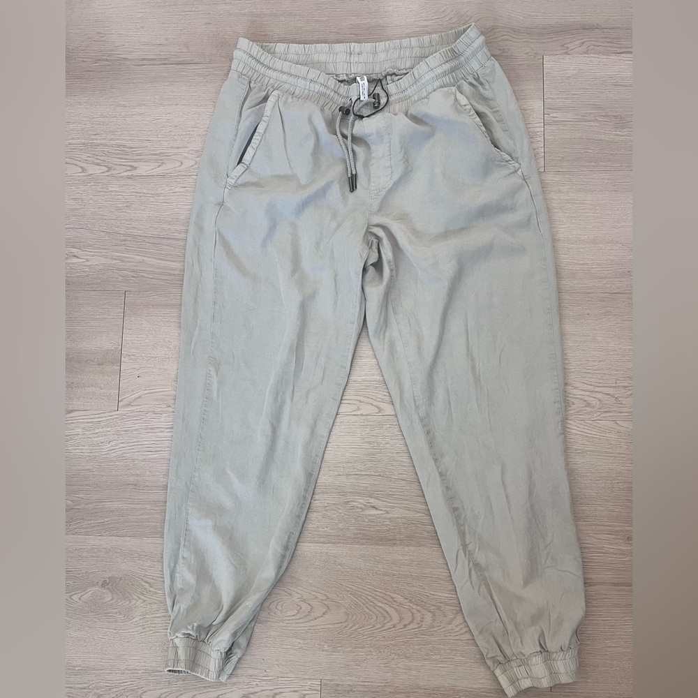 Beige Jogger Pants